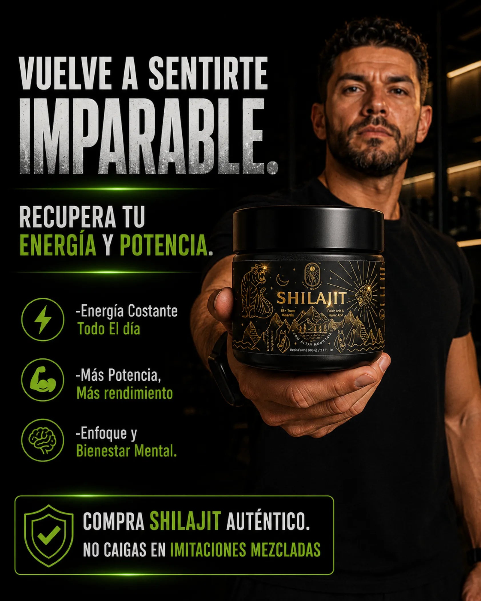 SHILAJIT CONCENTRADO EXTRAÍDO DEL HIMALAYA